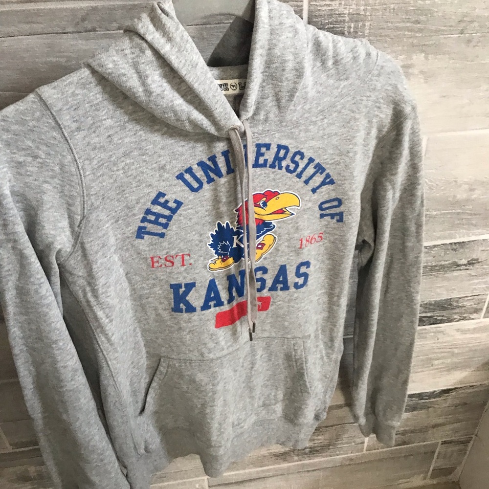 Pink jayhawk Gameday Hoodie